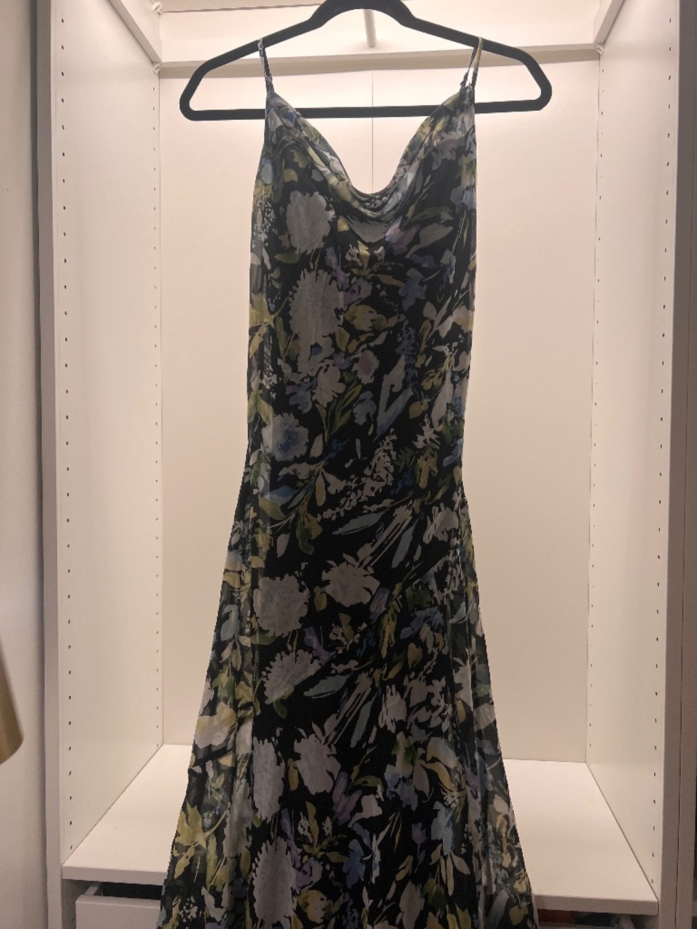 Abercrombie slip dress floral pattern